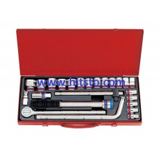 Набор головок 1/2" 24 ед. 12-ти гранн. дюйм(3/8-1-1/4)