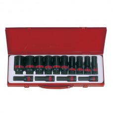 Набор головок 1/2" ударных длинных Дюйм 16ед. (3/8" - 1-1/4")