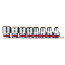 Набор головок 1/2" 8ед на планке 3/8"-7/8" 12-ти гранн. 