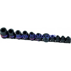 Набор ударных головок Е-стандарт 1/2" 11ед. (E5-E20)